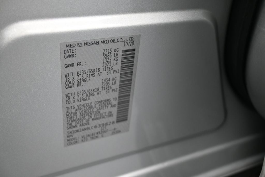 2020 Nissan Pathfinder S