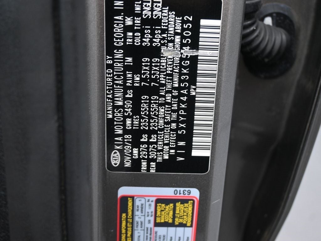 2019 Kia Sorento SX Limited