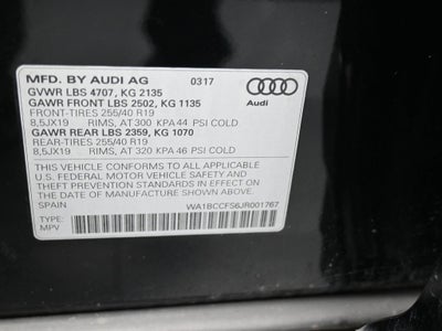 2018 Audi Q3 2.0T Premium