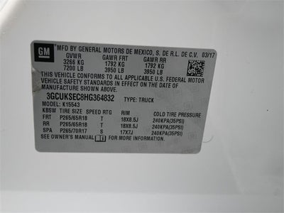 2017 Chevrolet Silverado 1500 LTZ 2LZ