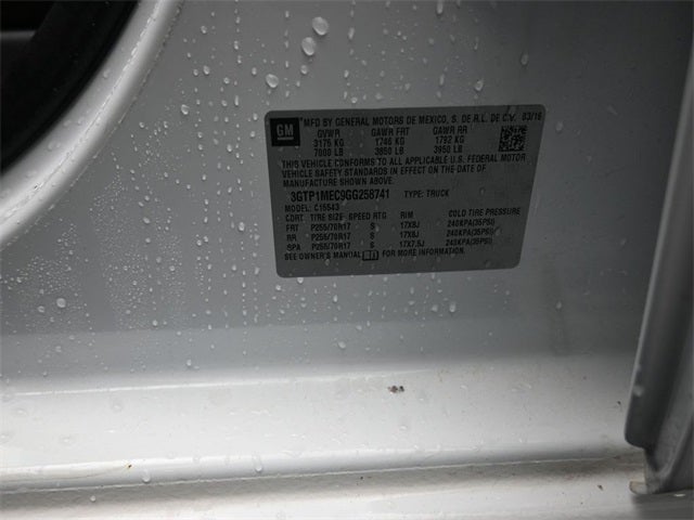 2016 GMC Sierra 1500 SLE