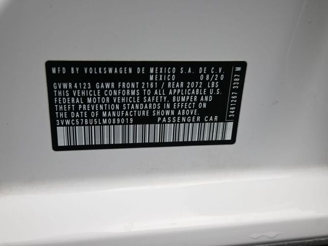 2020 Volkswagen Jetta Base