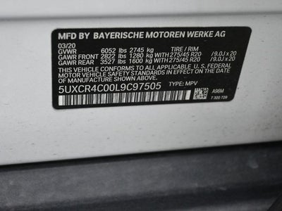 2020 BMW X5 sDrive40i