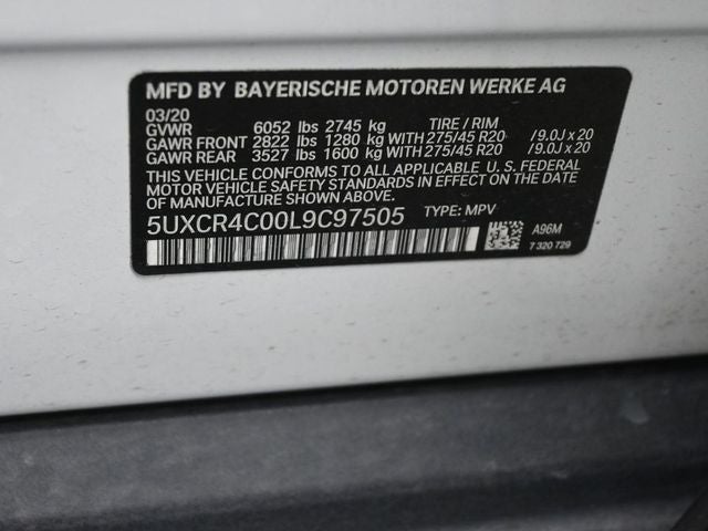 2020 BMW X5 sDrive40i