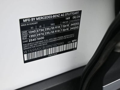 2024 Mercedes-Benz EQB 250+ Base