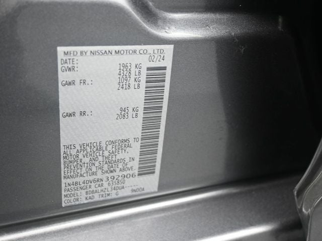 2024 Nissan Altima 2.5 SV