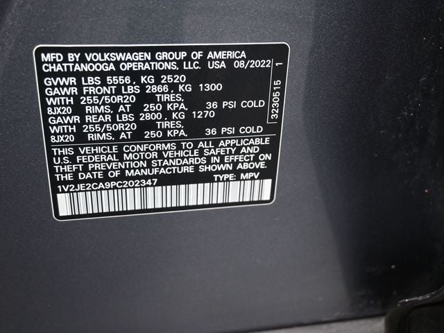 2023 Volkswagen Atlas Cross Sport 3.6L V6 SE w/Technology