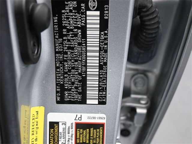 2016 Toyota Camry XLE