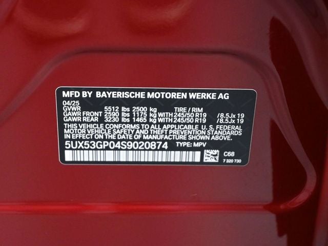 2025 BMW X3 30 xDrive
