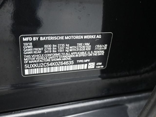 2019 BMW X6 xDrive35i