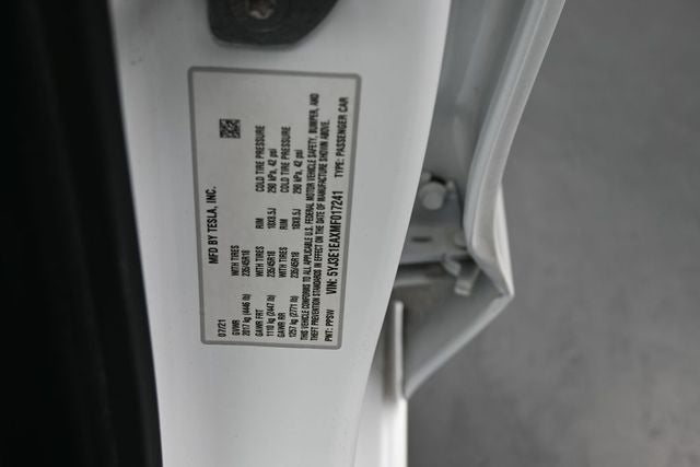 2021 Tesla Model 3 Standard Range Plus