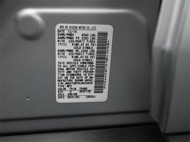 2020 Nissan Rogue SV