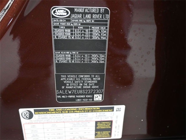 2025 Land Rover Defender 110 Sedona Red