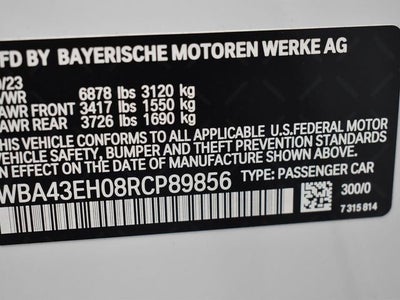 2024 BMW 7 Series 750E