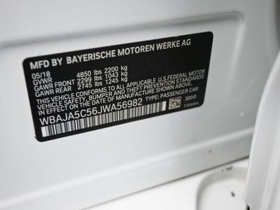 2018 BMW 5 Series 530i