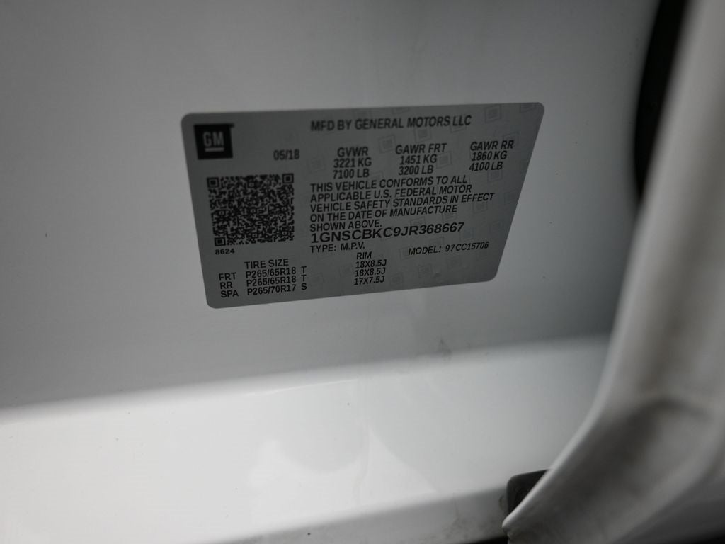 2018 Chevrolet Tahoe LT