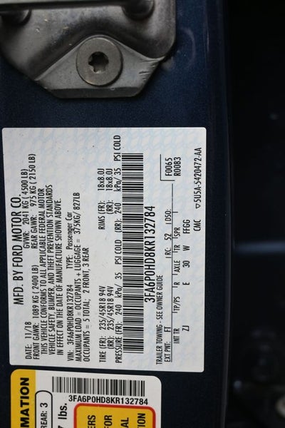 2019 Ford Fusion SE