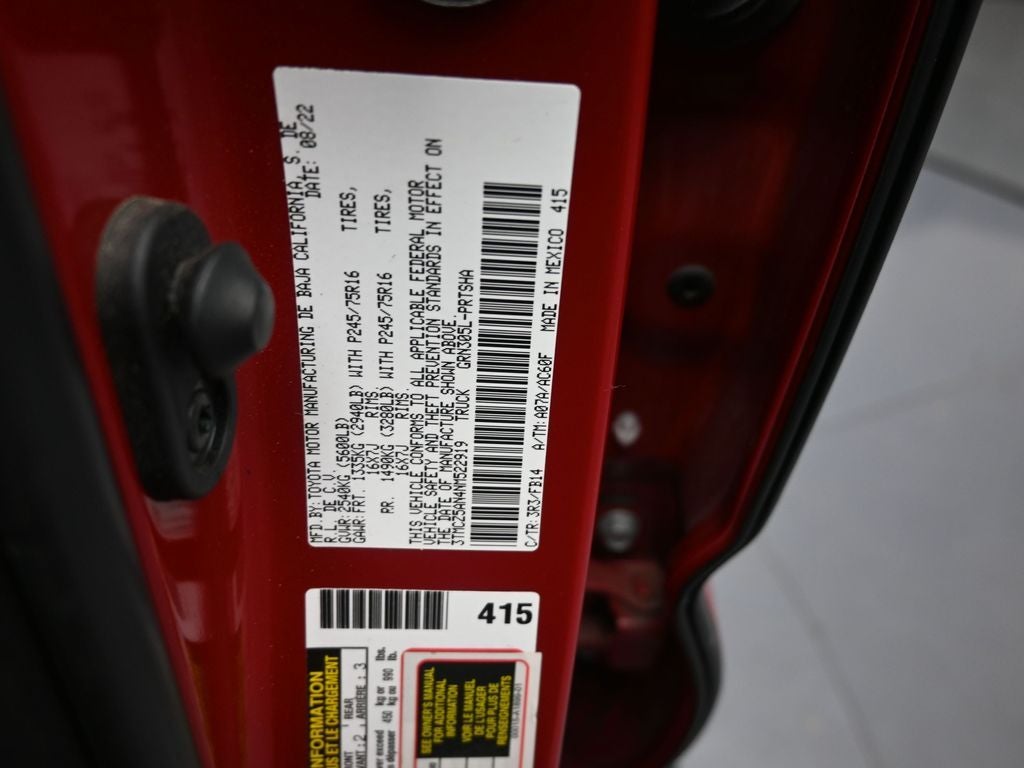 2022 Toyota Tacoma V6