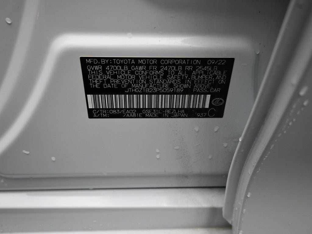 2023 Lexus IS 350 F SPORT