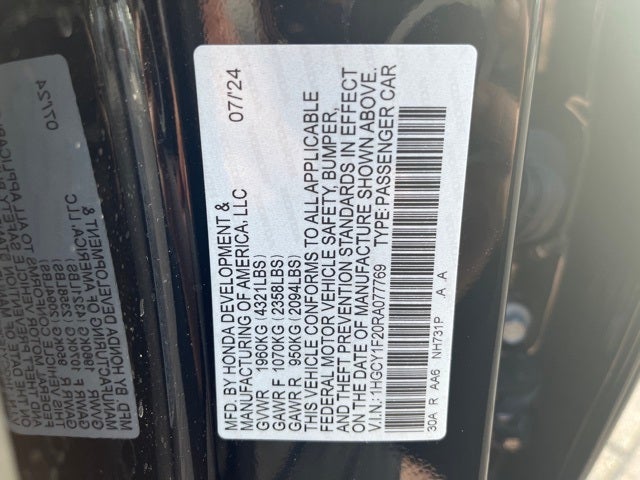 2024 Honda Accord LX