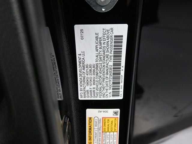 2025 Honda Accord LX