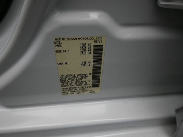 2022 Nissan Altima 2.5 SR