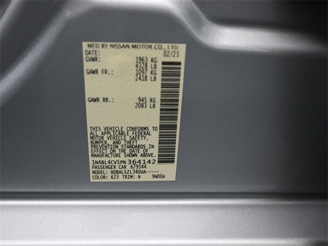 2022 Nissan Altima 2.5 SV