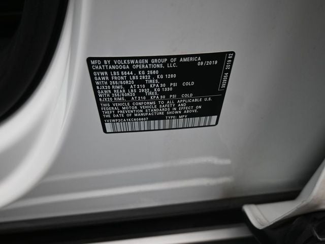 2019 Volkswagen Atlas 2.0T SE w/Technology w/Technology