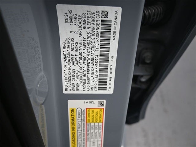 2024 Honda Civic Sport