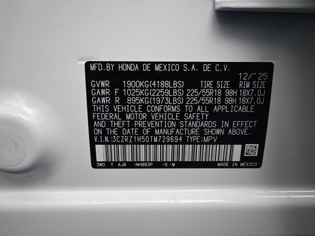 2026 Honda HR-V Sport