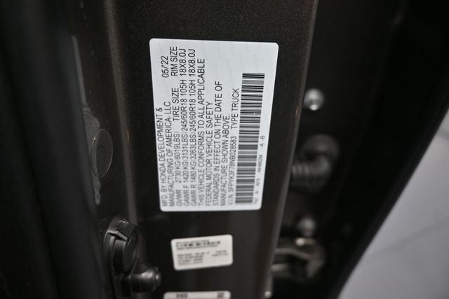 2022 Honda Ridgeline Base