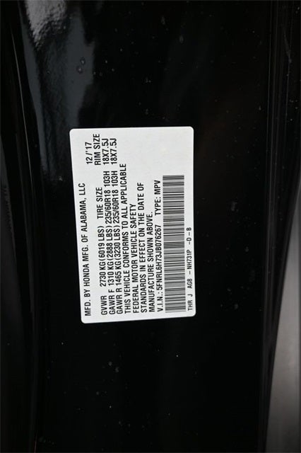 2018 Honda Odyssey EX-L