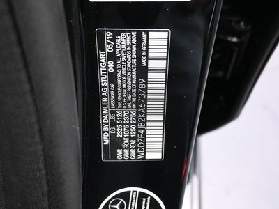 2019 Mercedes-Benz E-Class E 300