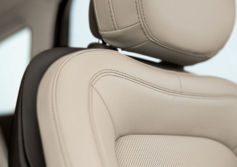 Fine craftsmanship is shown through a detailed image of front-seat stitching. | Doggett Lincoln of Beaumont in Beaumont TX