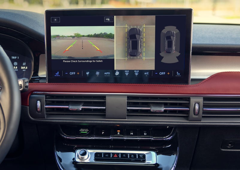 The large center touchscreen of a 2024 Lincoln Corsair® SUV is shown. | Doggett Lincoln of Beaumont in Beaumont TX