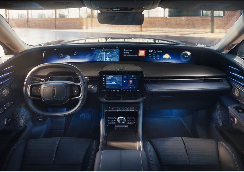 The panoramic display is shown in a 2026 Lincoln Nautilus® SUV. | Doggett Lincoln of Beaumont in Beaumont TX